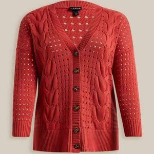 TORRID Cable Boyfriend Cardigan